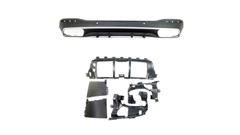 Diffuser Mercedes-Benz GLE V167 Rear Silver