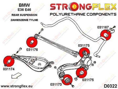 Suspension bush kit BMW E46