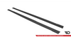 Diffuser Mercedes-Benz A35 AMG Aero Pack W177 Side Skirts Street Pro Black-Red