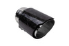 Exhaust 89mm Inlet 76mm Carbon Gloss