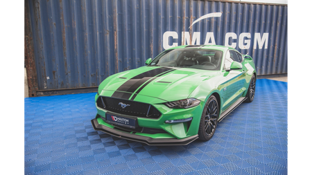 Splitter Ford Mustang VI GT Facelift Przód Pro Black