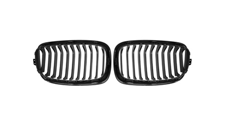 Grill BMW 1 F20 F21 pojedyncze żeberka Matt Black