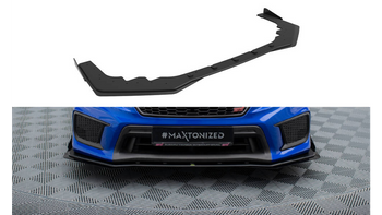 Splitter Subaru WRX STI Facelift Front Pro + flaps Black-Red