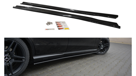 Diffuser Mercedes-Benz E63 AMG W212 Side Skirts Gloss Black