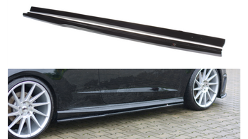 Dokładki Progów Audi S3/A3 S-Line 8V/8V FL Hatchback Gloss Black