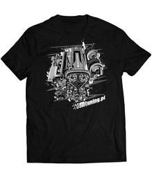 Koszulka T-Shirt MTuning Czarna Engine RB25 S