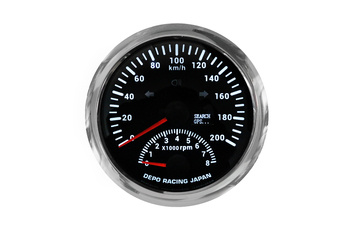 Zegar Depo 85mm - Prędkościomierz