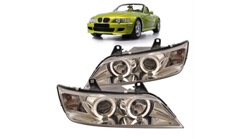 Zestaw Lamp Halogenowych Chrome BMW Z3 E36 1996-2002