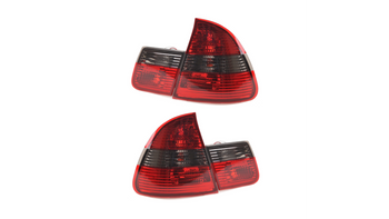 Zestaw Lamp Tylnych Crystal Red Smoke BMW 3 E46 1999-2005