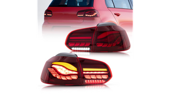Zestaw Lamp Tylnych Dynamic LED Red VW GOLF VI 2008-2013