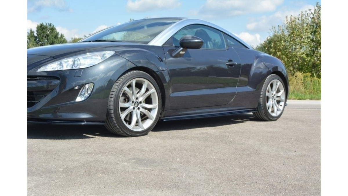 Dokładki Progów Peugeot RCZ Gloss Black | Akcesoria zewnętrzne ...