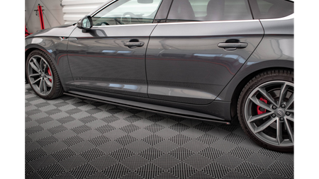 Dokładki Progów Audi S5 / A5 S-Line F5 Sportback Gloss Black