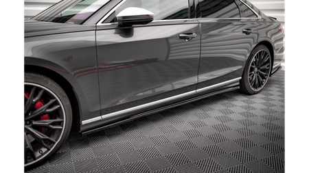 Dokładki Progów Audi S8 / A8 S-Line D5 Gloss Black