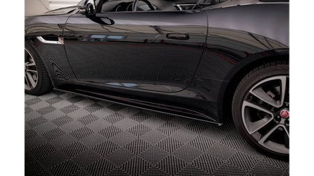 Dokładki Progów Jaguar F-TYPE Gloss Black
