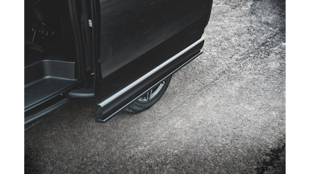 Dokładki Progów Mercedes-Benz V-Class Long AMG-Line W447 Facelift Gloss Black