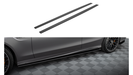 Dokładki Progów Street Pro Mercedes-AMG C63 Sedan / Estate W205 Facelift Black
