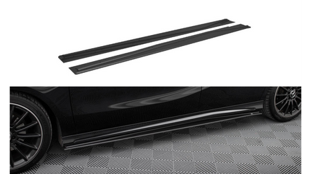 Dokładki Progów Street Pro Mercedes-Benz A AMG-Line W176 Facelift Black
