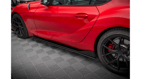 Dokładki Progów Street Pro Toyota Supra Mk5 Black-Red