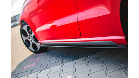 Dokładki Progów Volkswagen Polo MK5 GTI 6R PRZEDLIFT Gloss Black