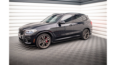 Dokładki Progów v.1 BMW X3 M40d / M40i / M-Pack G01 Gloss Black