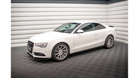 Dokładki Progów v.2 Audi A5 / A5 S-Line / S5 Coupe 8T Gloss Black