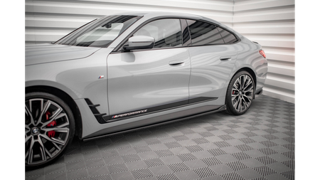 Dokładki Progów v.2 BMW 4 Gran Coupe M-Pack / M440i G26 Gloss Black