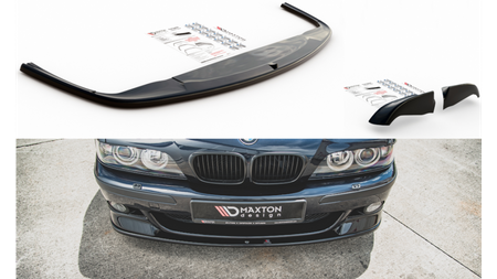Dokładki Przedniego Zderzaka + Splitter Przedni BMW M5 / 5 M-Pack E39 Gloss Black
