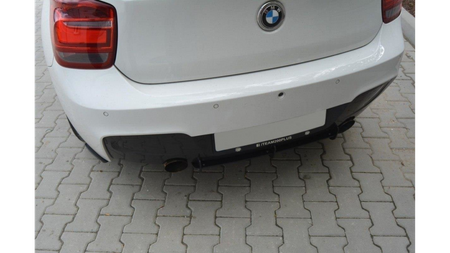 Dyfuzor Tylny i Splittery Tylne Boczne BMW 1 F20 M-Power Przedlift