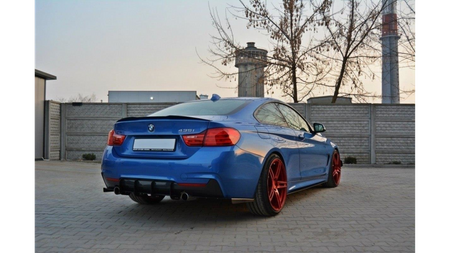 Dyfuzor Tylny i Splittery Tylne Boczne BMW 4 Coupe / Gran Coupe / Cabrio M-Pack F32 / F36 / F33