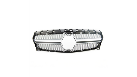 Grill sportowy Silver A-Type MERCEDES CLA C117, X117 Facelift 2016-2018