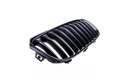 Grill sportowy pojedyncze żeberka Matt Black BMW 2 F45 przed liftem 2014-2018