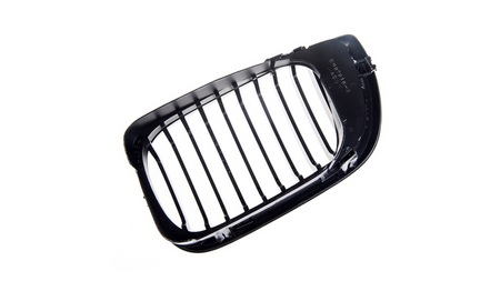 Grill sportowy pojedyncze żeberka Matt Black BMW 3 E46 Compact Facelift 2001-2005