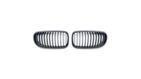 Grill sportowy pojedyncze żeberka Matt Black BMW 3 E90 E91 Facelift 2008-2011