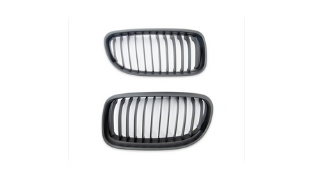 Grill sportowy pojedyncze żeberka Matt Black BMW 3 E90 E91 Facelift 2008-2011