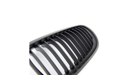 Grill sportowy pojedyncze żeberka Matt Black BMW 3 E90 E91 Facelift 2008-2011