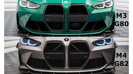 Karbonowy Grill Przedni BMW M4 G82 / M3 G80 Bez Sensora ACC