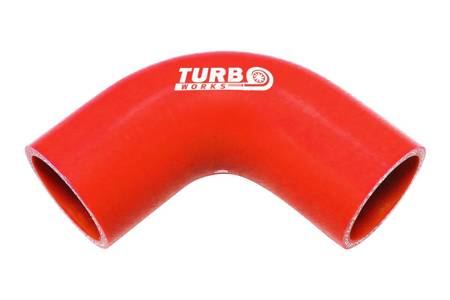 Kolanko 90st TurboWorks Red 102mm