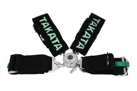 Pasy sportowe 4p 3" Czarne Takata Replica harness