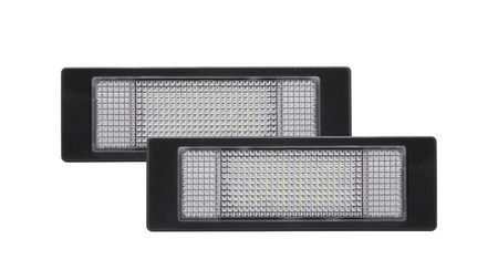 Podświetlenie tablicy rejestracyjnej LED BMW E81 E87 F20 E63 E64 2004-2019 chrome