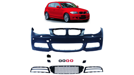 Przedni zderzak sport PDC SRA BMW 1 E81 E82 E87 E88 2004-2013