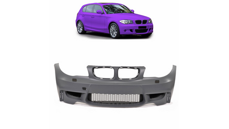 Przedni zderzak sport SRA With wloty powietrza na hamulce BMW 1 E81 E82 E87 E88 2004-2013