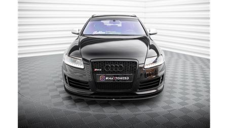 Splitter Przedni Street Pro Audi RS6 Avant C6 Black-Red