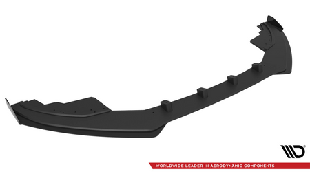 Splitter Przedni Street Pro + Flaps Audi S5 / A5 S-Line 8T Black-Red + Gloss Flaps