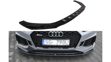 Splitter Przedni v.1 Audi RS5 F5 Coupe / Sportback Gloss Black