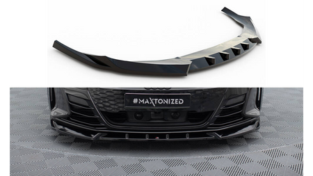 Splitter Przedni v.1 Audi e-Tron GT / RS GT Mk1 Gloss Black