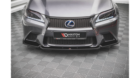 Splitter Przedni v.1 Lexus GS F Sport Mk4 (L10) Gloss Black