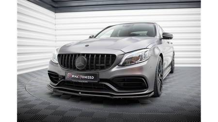 Splitter Przedni v.1 Mercedes-AMG C63 Sedan / Estate W205 Facelift