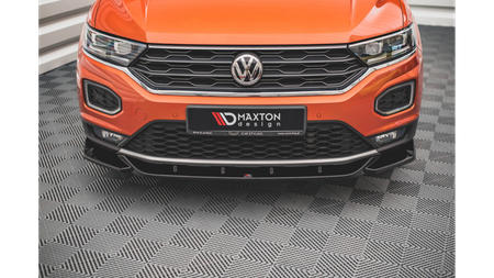 Splitter Przedni v.1 Volkswagen T-Roc Mk1 Gloss Black