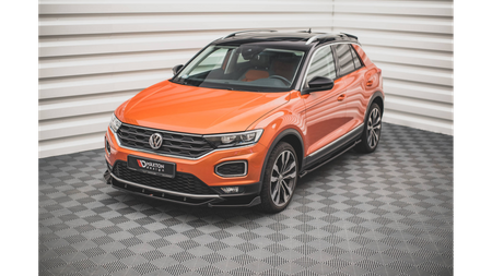 Splitter Przedni v.1 Volkswagen T-Roc Mk1 Gloss Black