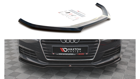 Splitter Przedni v.2 Audi A4 B9 Gloss Black